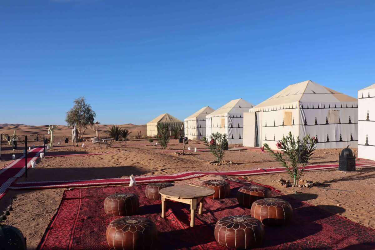 在繁星下入住撒哈拉沙漠豪華帳篷