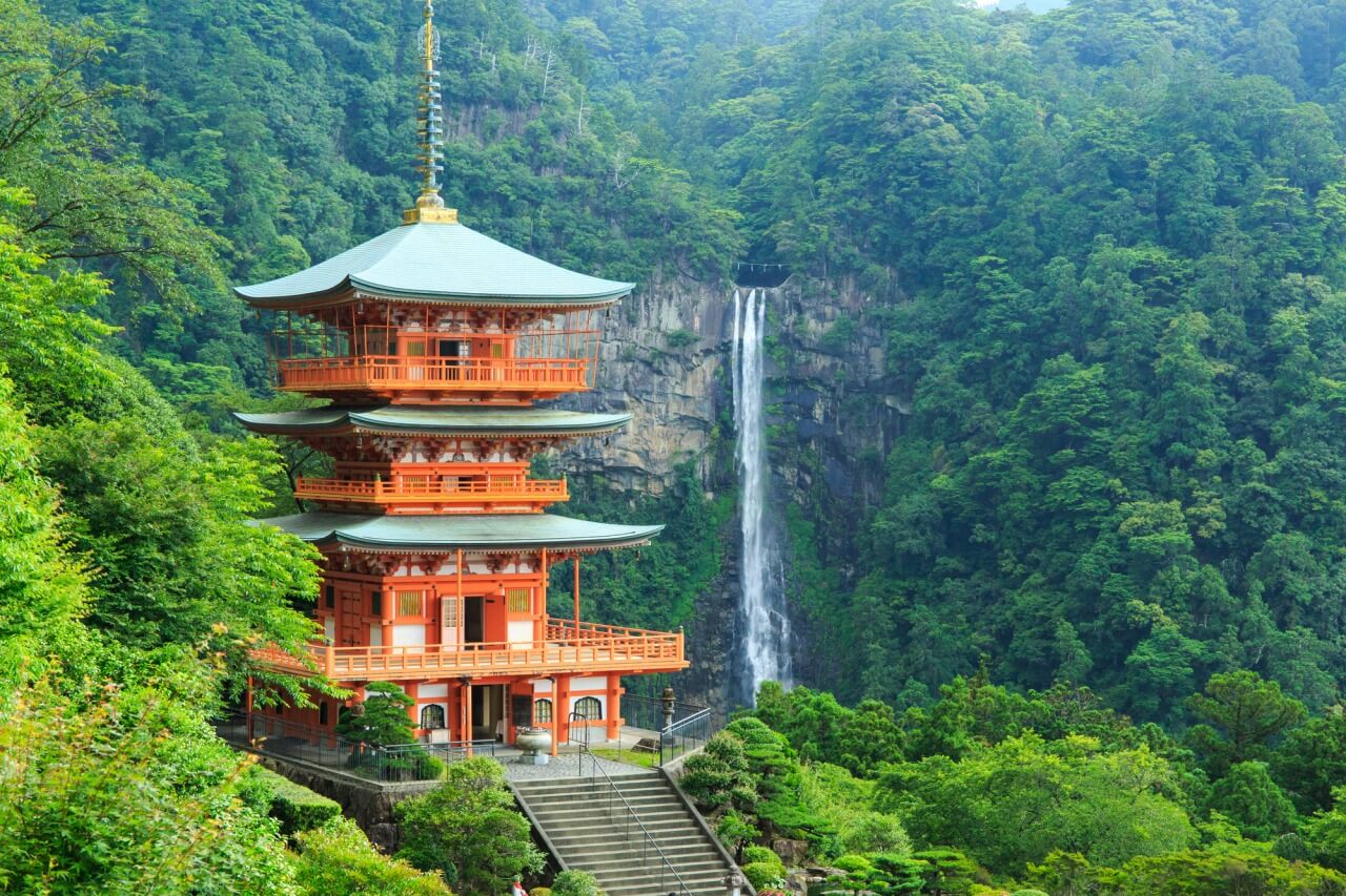 熊野那智大社 Kumano Nachi Taisha，那智瀑布 Nachi Waterfall