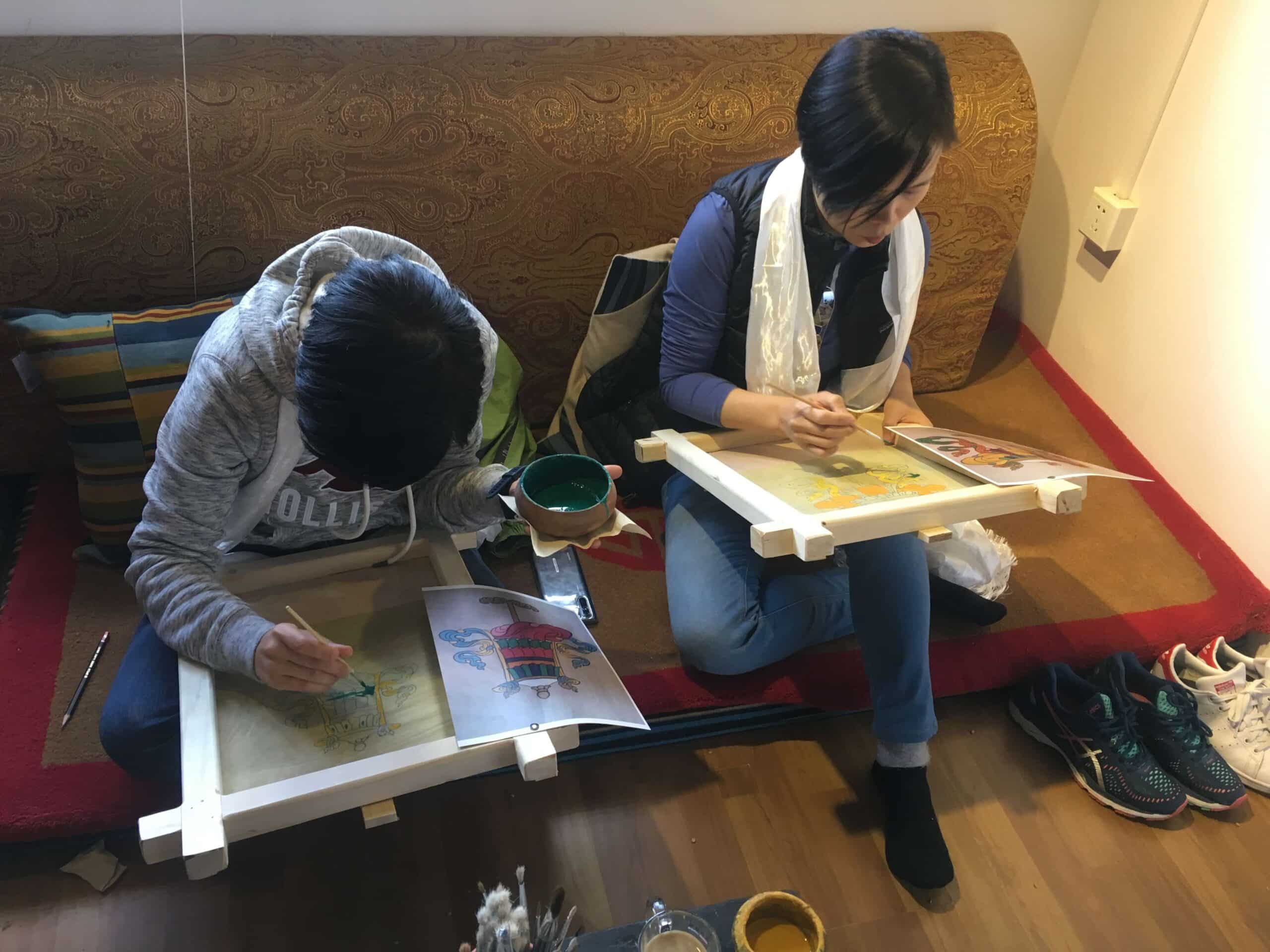 唐卡體驗⼯作坊 Thangka Workshop
