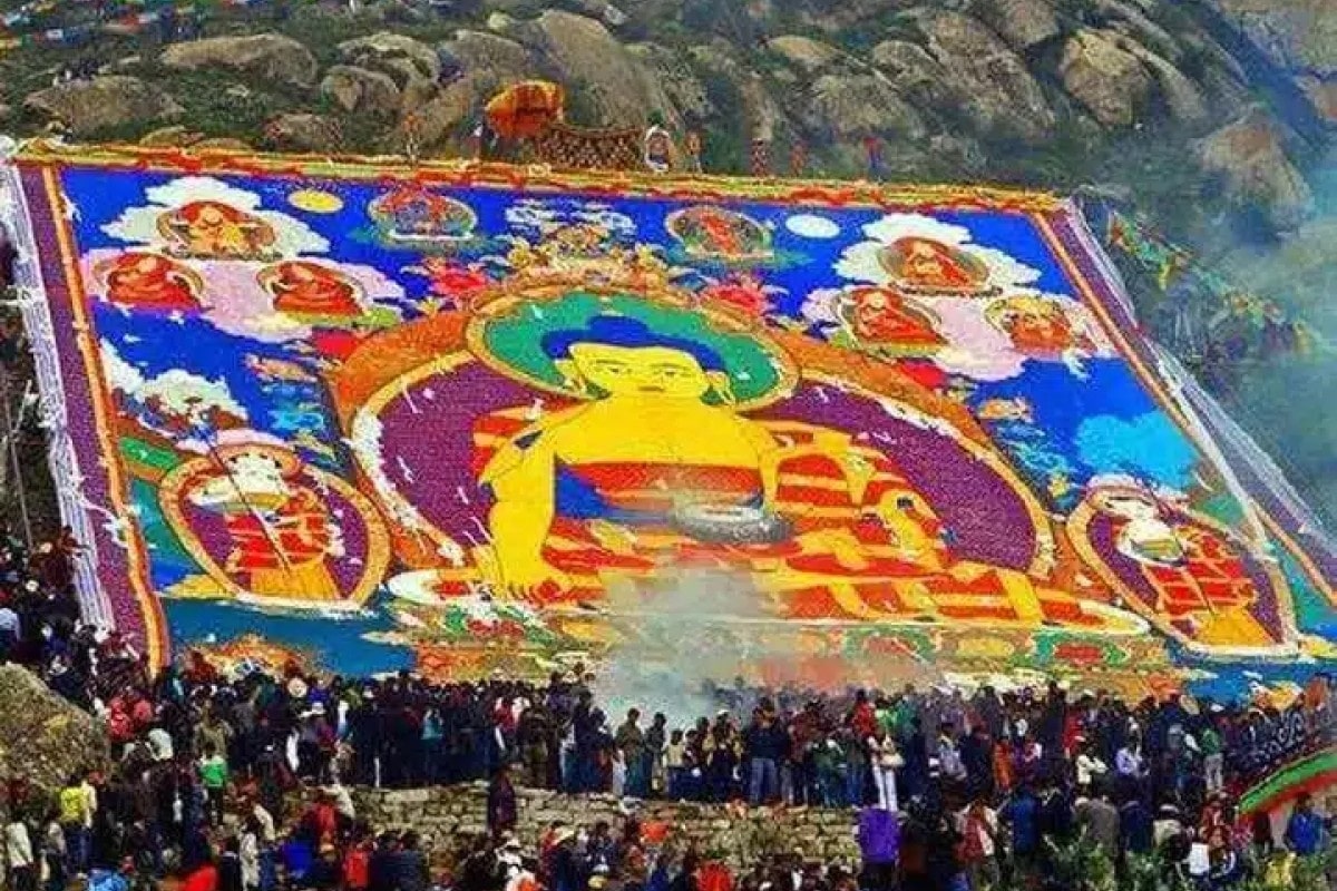 參與西藏最大慶典——雪頓節